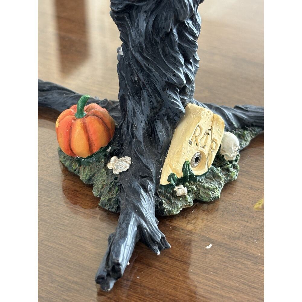 Dept 56 Halloween Village Accessory Swinging Ghoulies 2003 In Box Animated - Picture 7 of 8